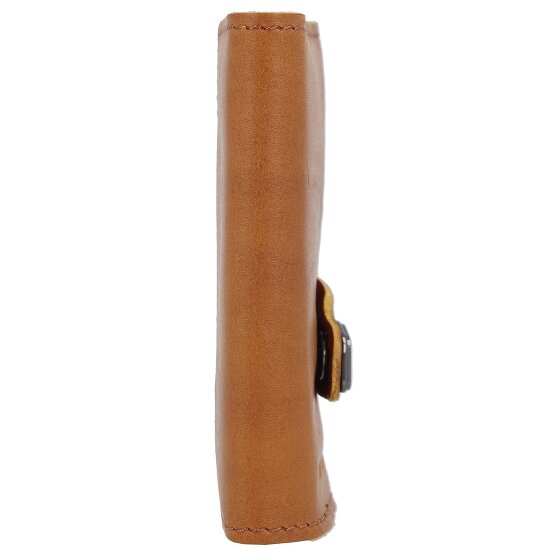 Tru Virtu Click & Slide Natural Credit card case Leather 7 cm