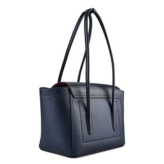Coccinelle Double Beat Shoulder Bag Genuine Leather 33 cm