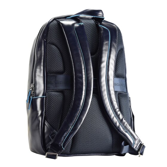 Piquadro Blue Square backpack leather 39 cm laptop compartment
