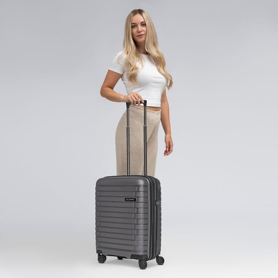 Pactastic Collection 04 THE CABIN + 4 wheels Cabin trolley S 55 cm with expansion pleat