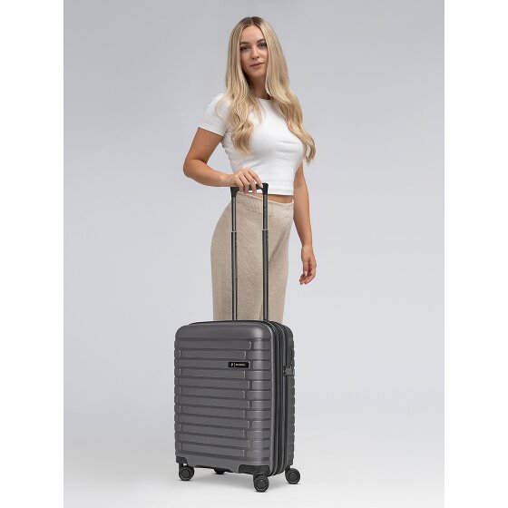 Pactastic Collection 04 THE CABIN + 4 wheels Cabin suitcase S 55 cm Expandable