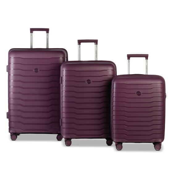 Worldpack Portland 4 wheels Suitcase set 3-piece