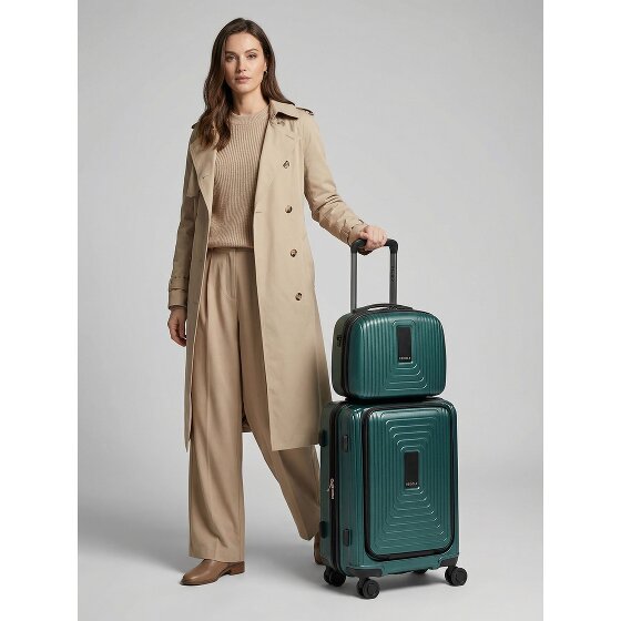 Redolz Essentials 14 suitcase set 2 pcs. cabin trolley with stretch fold + beauty case