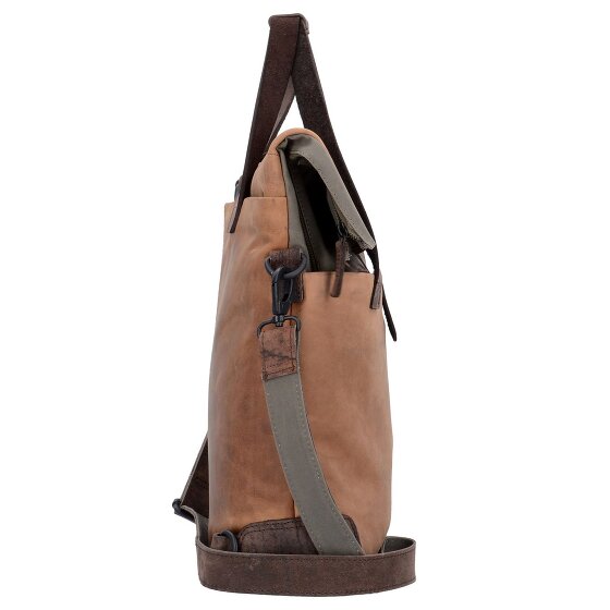 Harold's Twister briefcase with backpack function leather 34 cm laptop compartment