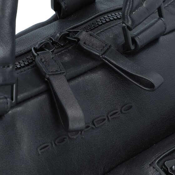 Piquadro Harper briefcase leather 40 cm laptop compartment