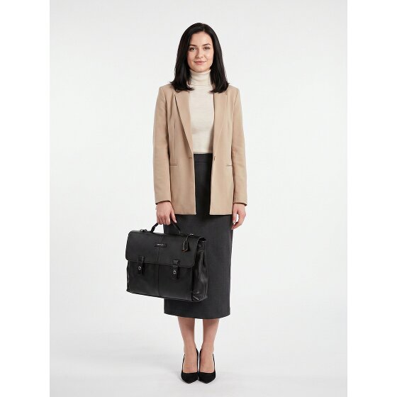 The Bridge Biagio Briefcases Messenger Genuine Leather 41 cm Laptop compartment