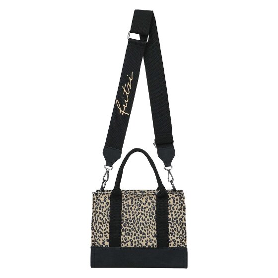 Fritzi aus Preußen Izzy09 Limited Cheetah Camel Handbag 26 cm