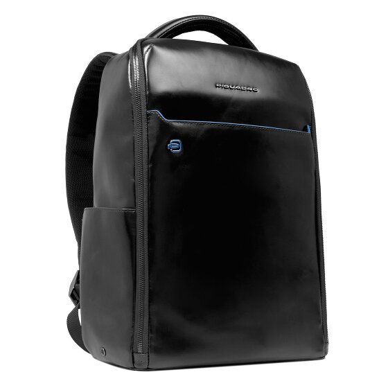 Piquadro Blue Square Daypack Leather 29 cm Laptop compartment