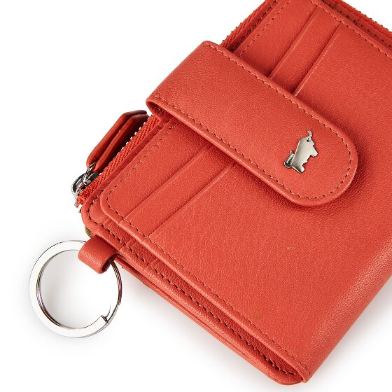 Braun Büffel Joy Credit card case RFID protection Genuine Leather 11 cm