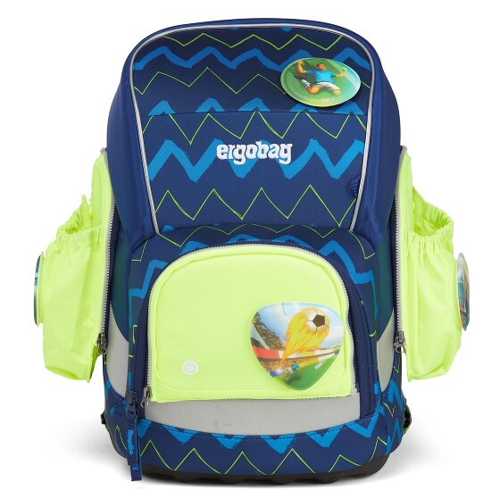 ergobag Accessories Fluo Led Side Pockets Safety Set 3pcs.