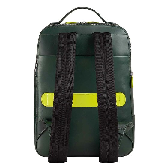 DuDu Backpack leather 40.5 cm laptop compartment