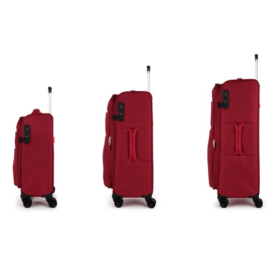 Gabol Cloud 4 wheels Suitcase set 3-piece with expansion pleat