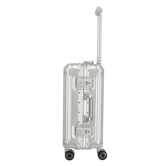 Travelite Next 4-wheel Aluminum Cabin suitcase, 55 cm