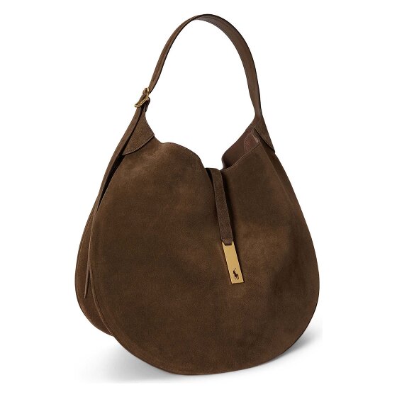 POLO RALPH LAUREN Polo ID Shoulder Bag Genuine Leather 40 cm