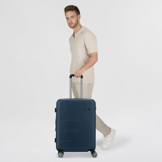 Gabol Future Plus 4 wheels Trolley 66 cm with expansion pleat
