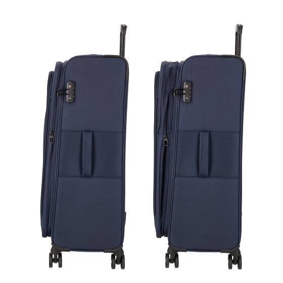 d&n Travel Line 9704 4 wheels Trolley L 78 cm Expandable