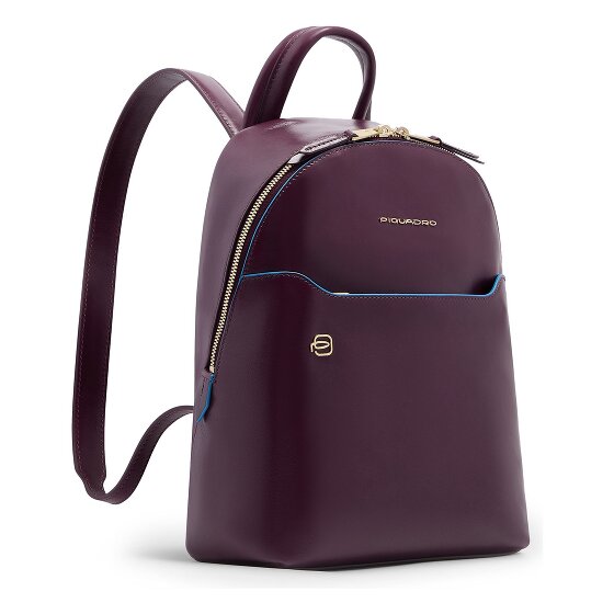 Piquadro Blue Square City Backpack Genuine Leather 30 cm