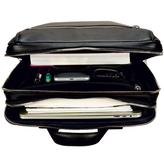 Leonhard Heyden Montreal Business backpack Leather 44 cm Laptop compartment