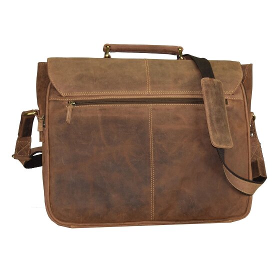 Greenburry Vintage briefcase leather 42 cm laptop compartment