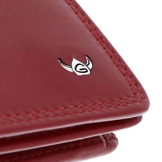 Golden Head Polo Wallet RFID protection Genuine Leather 12 cm