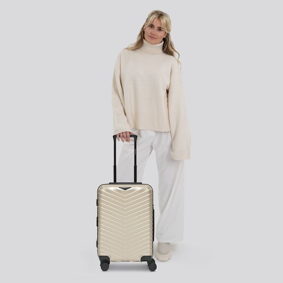 Redolz Essentials 18 4 wheels Cabin trolley 55 cm with expansion pleat