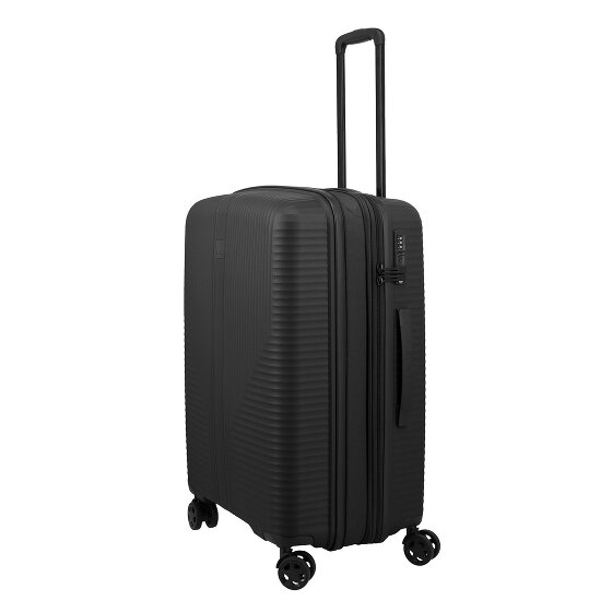 Travelite Air Stripe 4 wheels Suitcase set 3-piece with expansion pleat