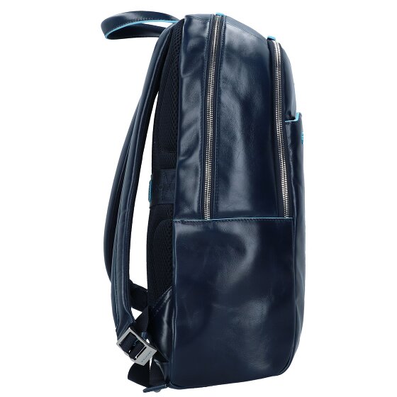 Piquadro Blue Square backpack leather 43 cm laptop compartment