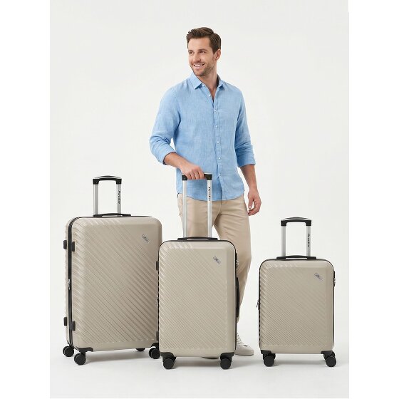 Check.In Paradise 2.0 4 wheels Suitcase set 3-piece Expandable
