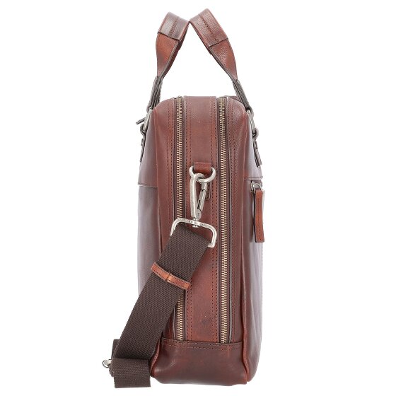 Leonhard Heyden Roma briefcase leather 41 cm laptop compartment