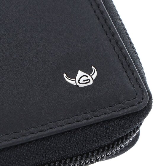 Golden Head Polo Wallet RFID protection Genuine Leather 12.5 cm