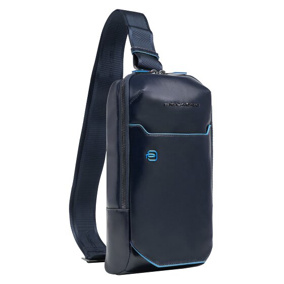 Piquadro Blue Square shoulder bag leather 28 cm