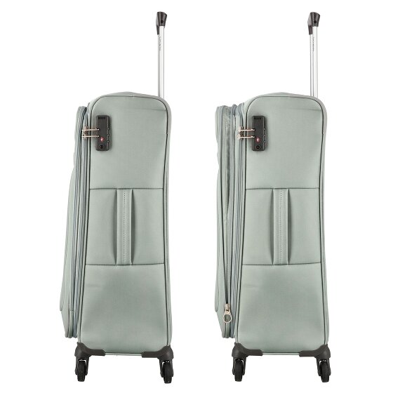 Samsonite Anafi 4-wheel suitcase set, 3-piece with expansion fold, super light