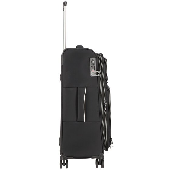 d&n Travel Line 9204 4 wheels Suitcase set 3-piece with expansion pleat
