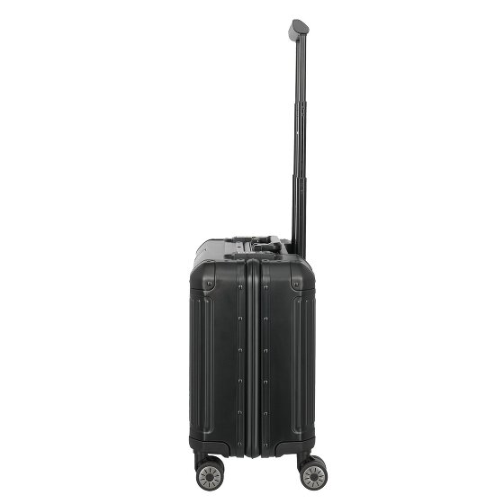 Travelite Next 4-Wheel Aluminum Wheeled Briefcase, 43 cm