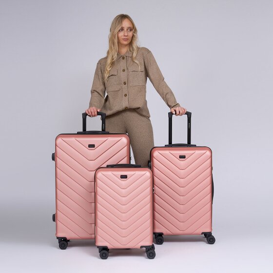 Redolz Essentials 07 3-SET 4 wheels Suitcase set 3-piece