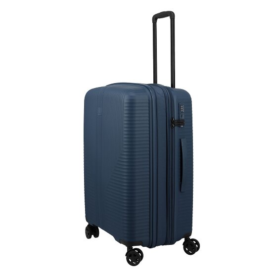 Travelite Air Stripe 4 wheels Suitcase set 3-piece with expansion pleat