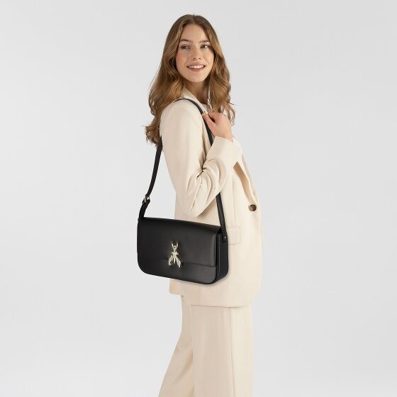 Patrizia Pepe Essential Fly Shoulder Bag Leather 31 cm
