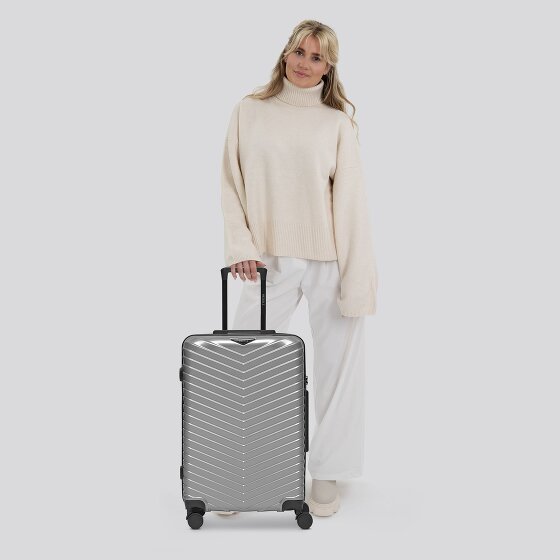 Redolz Essentials 18 4 wheels Trolley 66 cm with expansion pleat