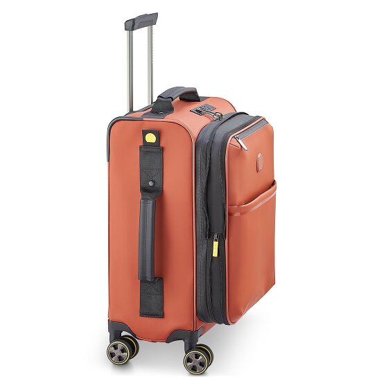 Delsey Paris Turenne Soft 4 wheels Cabin trolley 55 cm with expansion pleat