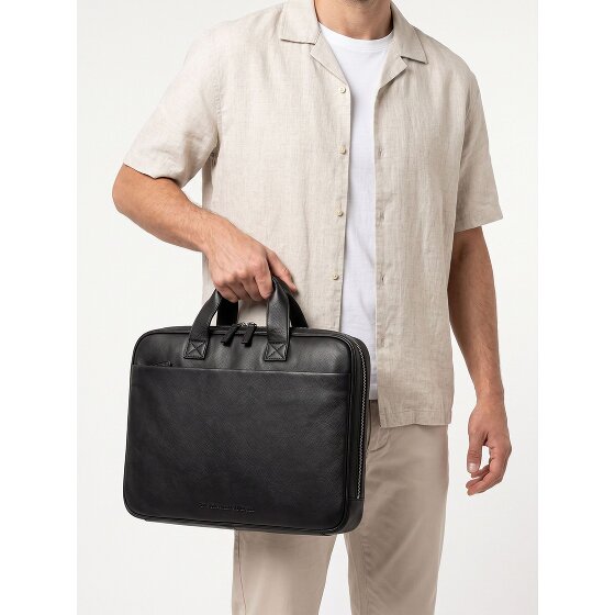 The Chesterfield Brand Venturo Briefcase Genuine Leather 40 cm Laptop compartment