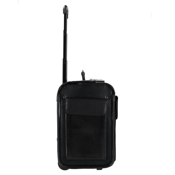 Dermata 2 wheels Pilot trolley Leather 39 cm