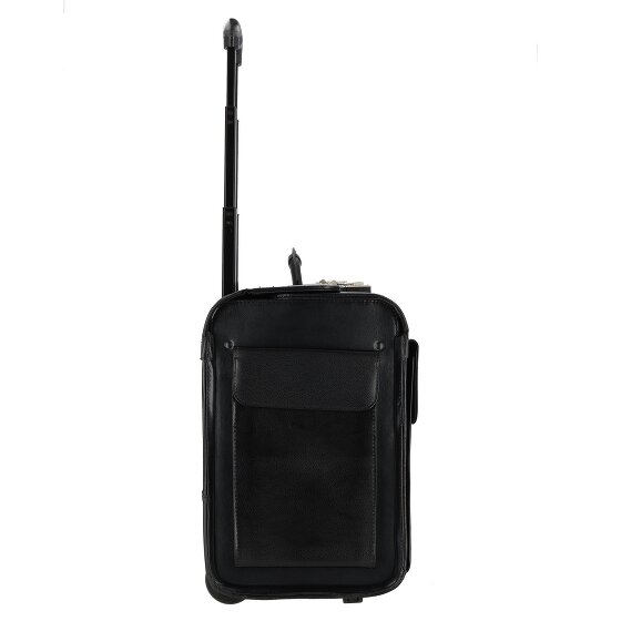 Dermata 2 wheels Pilot trolley Leather 39 cm