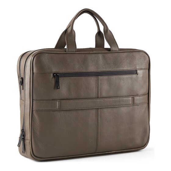 Harbour 2nd City Lights Briefcase Genuine Leather 40 cm Laptop compartment