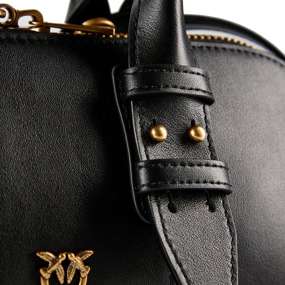 PINKO Bowling Bag Handbag Genuine Leather 29 cm