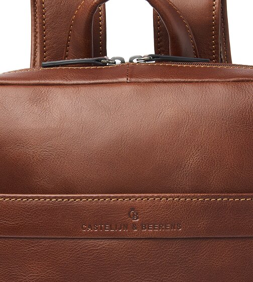 Castelijn & Beerens Daypack RFID protection Leather 41 cm Laptop compartment