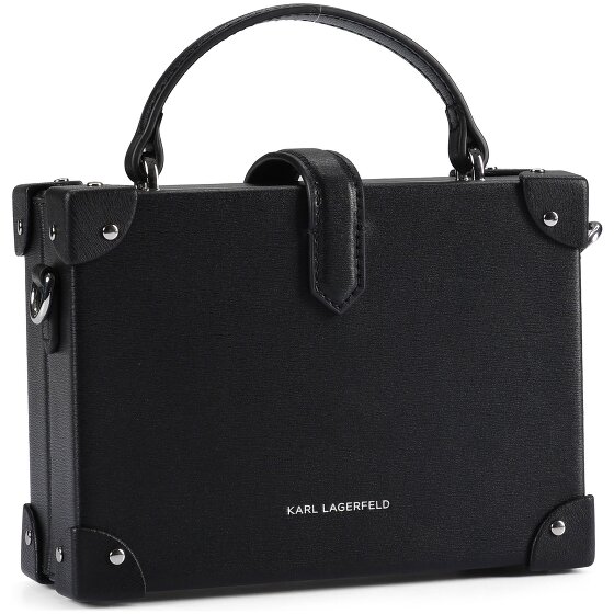 Karl Lagerfeld Autograph Mini Bag Handbag Genuine Leather 17.5 cm