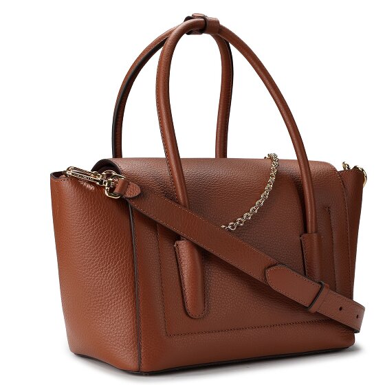 Coccinelle Double Beat Shoulder Bag Genuine Leather 31 cm