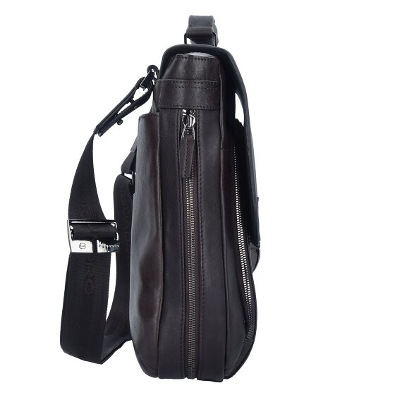 Piquadro Black Square briefcase leather 40 cm laptop compartment