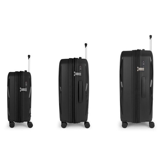 Gabol Infinity 4 wheels Suitcase set 3-piece with expansion pleat