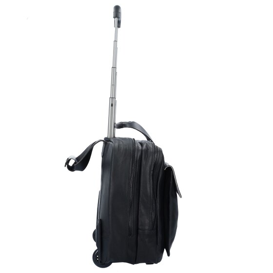 Harold's 2 Roll Business Trolley Leather 40 cm Laptop compartment